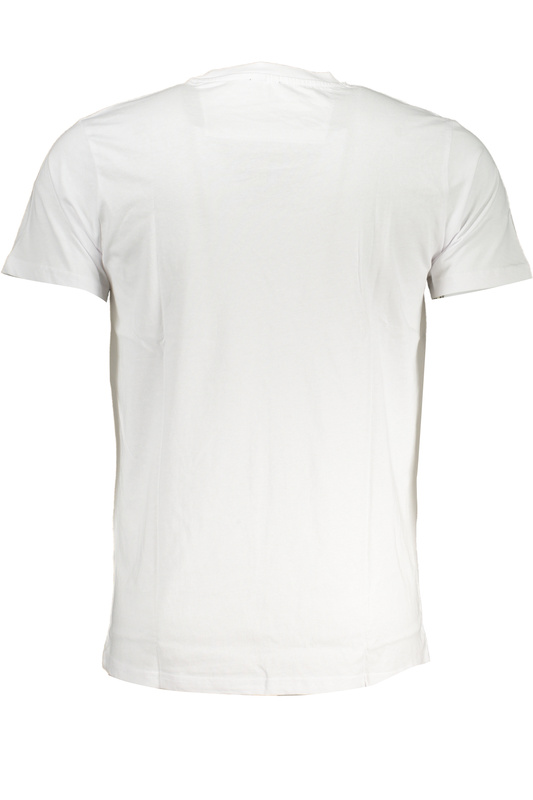 T-SHIRT MĘSKI Z KRÓTKIM RĘKAWEM KLASY CAVALLI BIAŁY