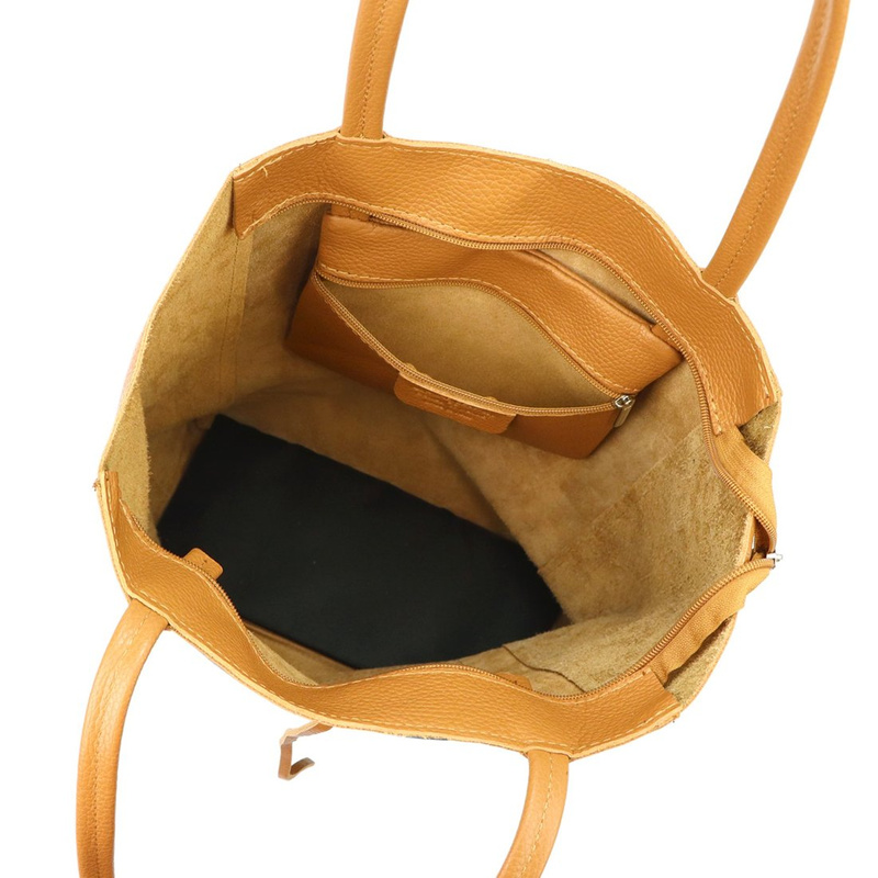 Shopperbag damska skórzana na ramię duża MiaMore