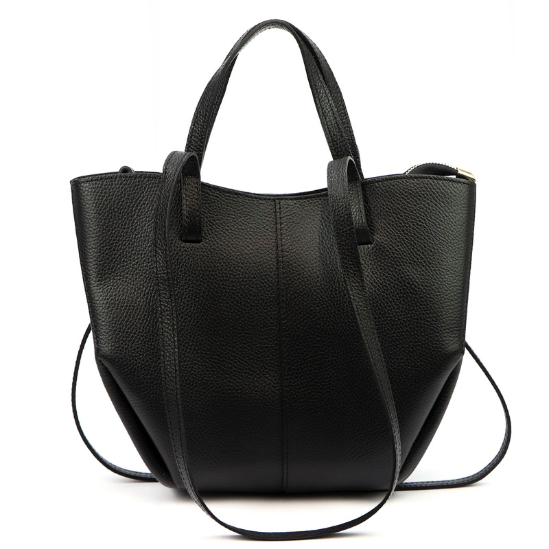 Luka Skórzana pojemna Stylowa damska shopperbag torebka na ramię