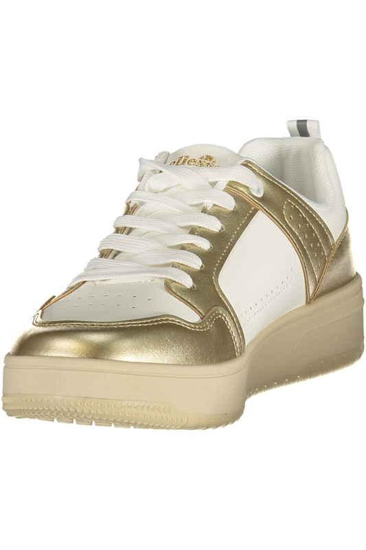 Białe sneakersy damskie Ellesse Sandy 003 – złote detale