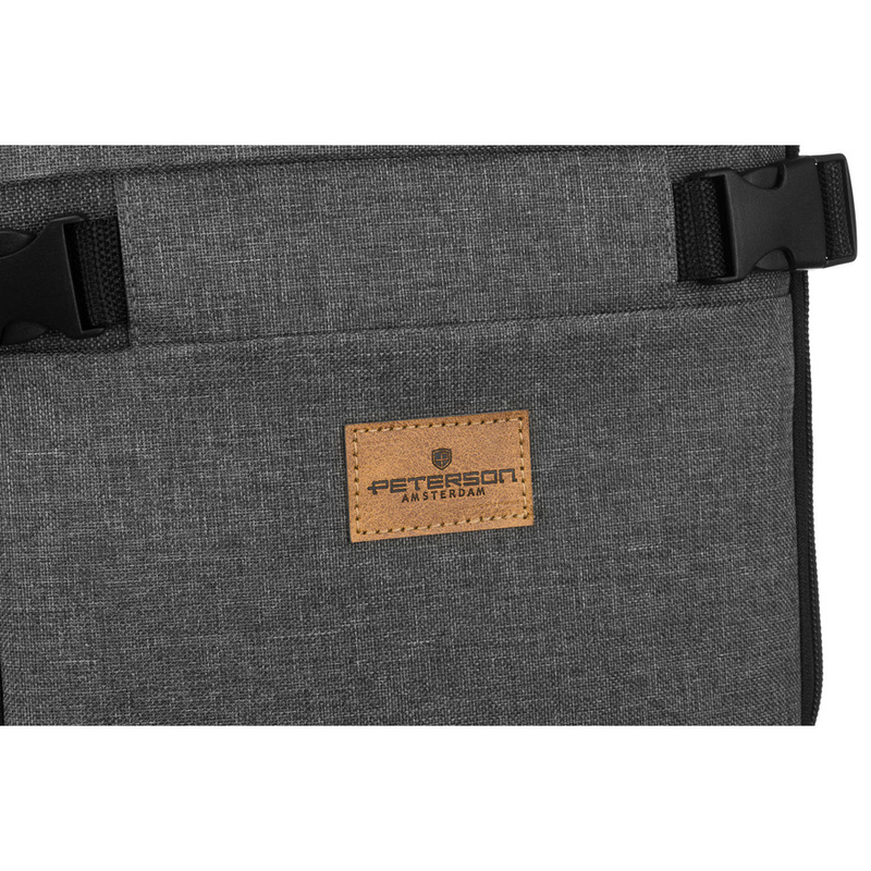 Materiałowy plecak męski Peterson PTN SIKORKA