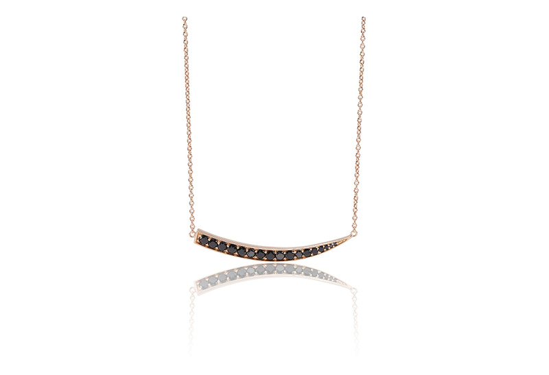 Biżuteria SIF JAKOBS C1012-BK-RG. CHOKER, Kolor różowy. Kobieta.