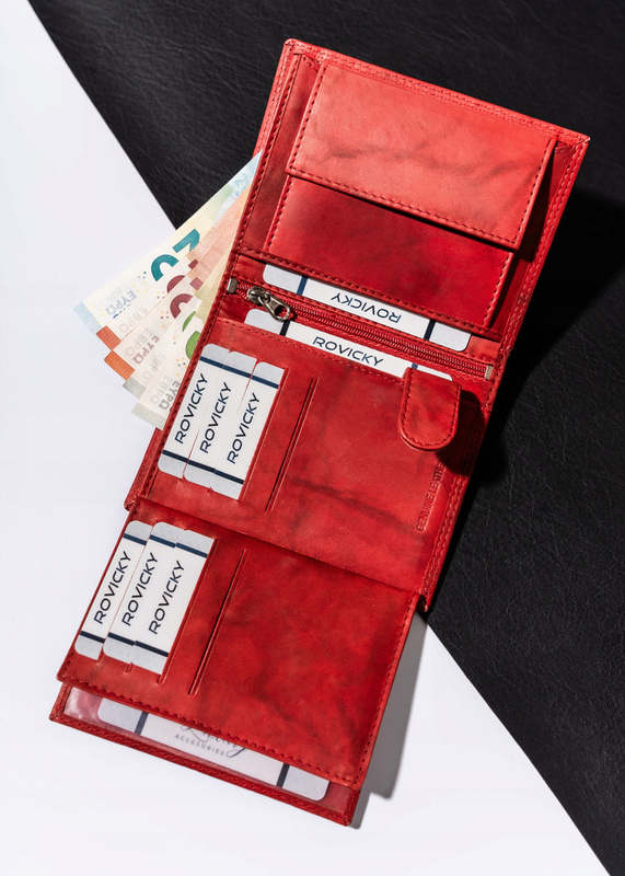 Skórzany męski portfel Wild N4-CHM-NL RFID