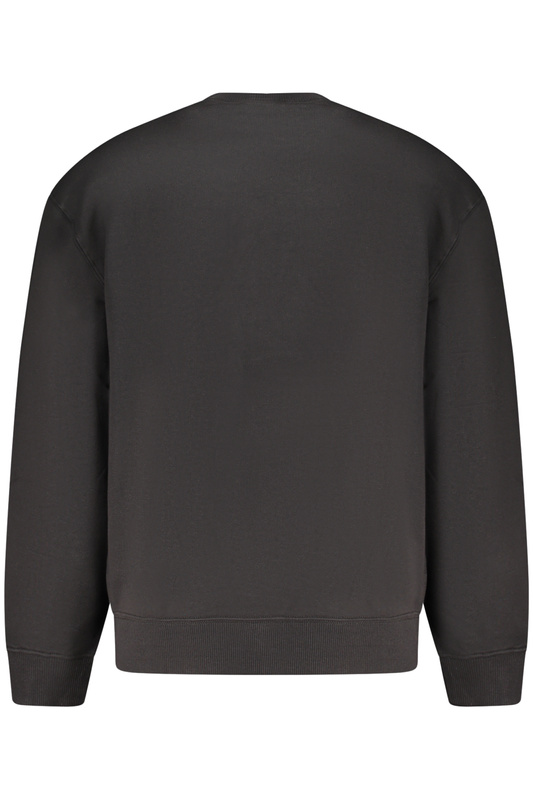 CALVIN KLEIN MĘSKA CZARNA BLUZA Z ROZPINANYM NA ZAMEK