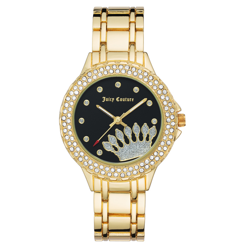 Zegarek JUICY COUTURE JC1282BKGB. Kwarcowy, Kolor czarny. Kobieta.