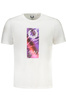 T-SHIRT MĘSKI Z KRÓTKIM RĘKAWEM GIAN MARCO VENTURI BIAŁY