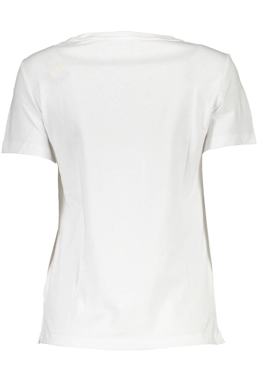 GUESS JEANS T-SHIRT Z KRÓTKIM RĘKAWEM DAMSKI BIAŁY