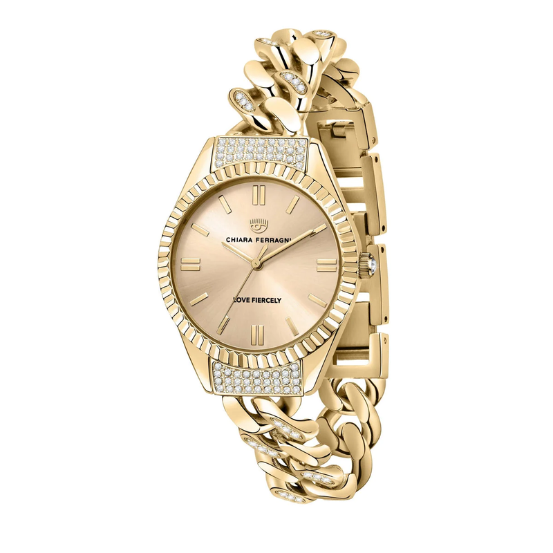 Zegarek CHIARA FERRAGNI R1953104501. Kwarcowy, Kolor różowy. Kobieta.