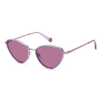 Okulary POLAROID PLD6148SXB3V. Okulary przeciwsłoneczne, Kolor fioletowy. Kobieta.