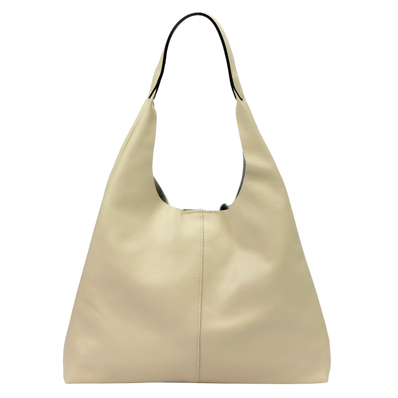 Vera Pelle damska shopperbag skóra naturalna duża torebka na ramię z etui