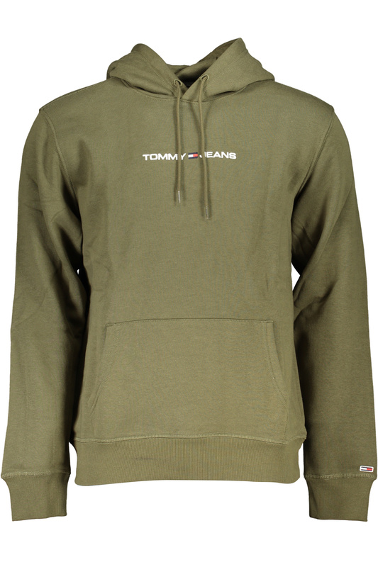 ZIELONA BLUZA MĘSKA TOMMY HILFIGER BEZ ZAMKA