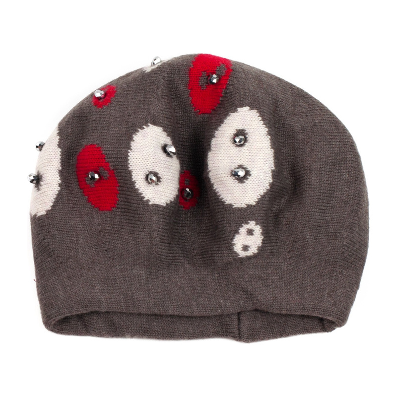 Beret Kaszmirowa Błyskotka