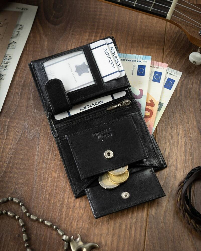 4U Cavaldi portfel męski rozbudowany skóra naturalna pionowy pojemny