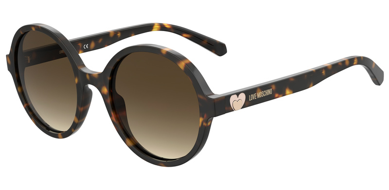 Okulary MOSCHINO LOVE MOL050-S-086. Okulary przeciwsłoneczne, Kolor brązowy. Kobieta.