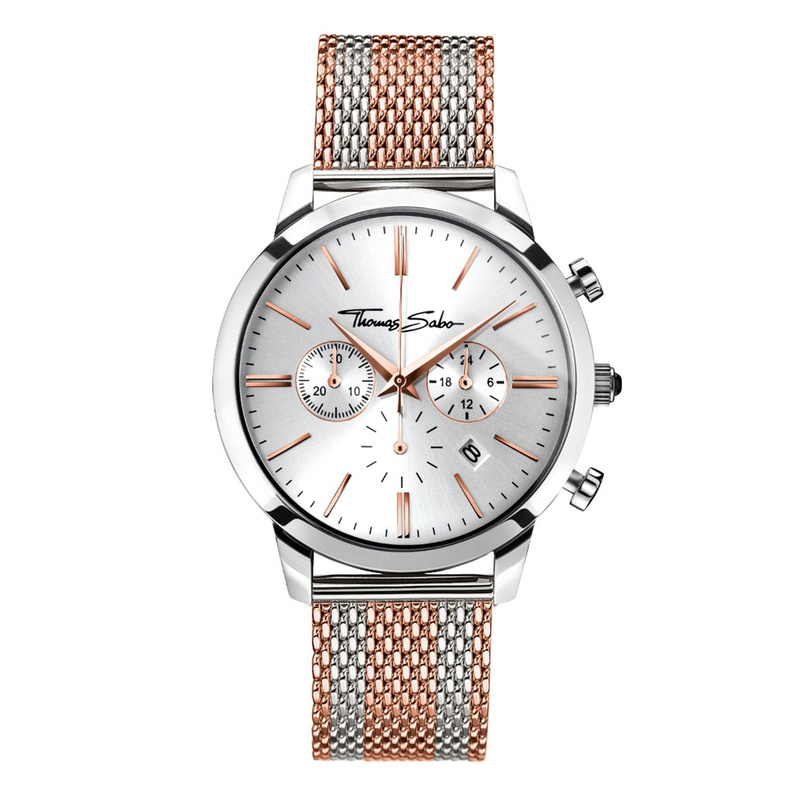 Zegarek THOMAS SABO WA02872832014. Kwarcowy, Kolor szary. Unisex.