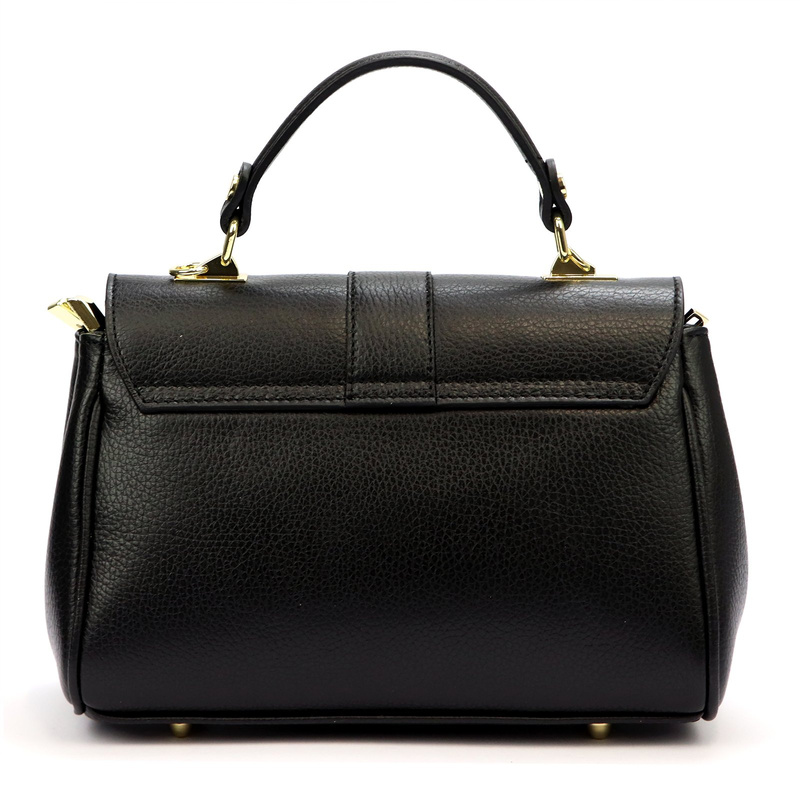 Luka Skórzana damska listonoszka z paskiem z organizerem torebka do ręki