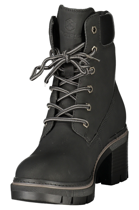 CZARNE BUTY DAMSKI LUMBERJACK