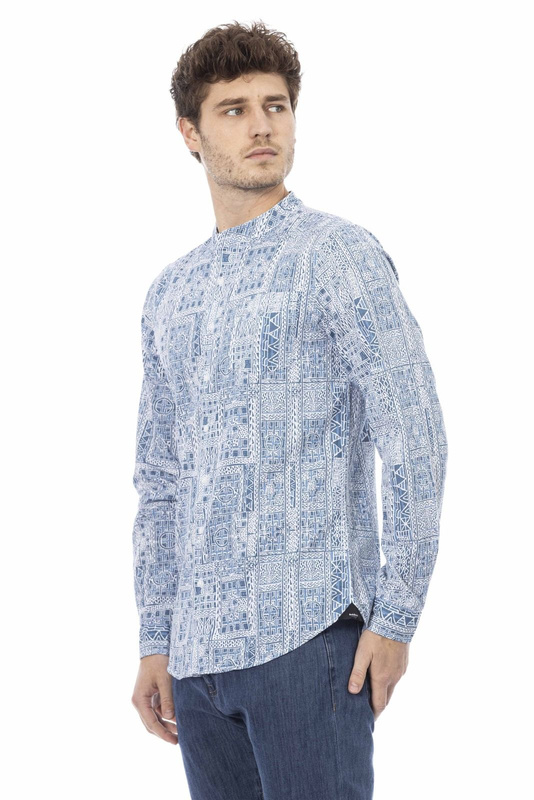 Koszule marki Baldinini Trend model SLE2CM0438U_LIVORNO. Kolor Niebieski, Odzież Męskie. sezon: