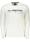 MĘSKI T-SHIRT Z DŁUGIM RĘKAWEM LA MARTINA BIAŁY