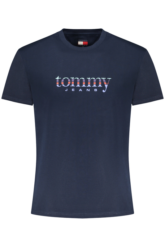TOMMY HILFIGER MĘSKA KOSZULKA Z KRÓTKIM RĘKAWEM NIEBIESKA