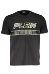 T-SHIRT MĘSKI Z KRÓTKIM RĘKAWEM PLEIN SPORT CZARNY