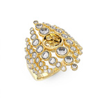 Biżuteria GUESS JUBR03369JWYG. Pierścionek, Kolor złoty. Kobieta.