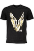 T-SHIRT MĘSKI Z KRÓTKIM RĘKAWEM KLASY CAVALLI CZARNA