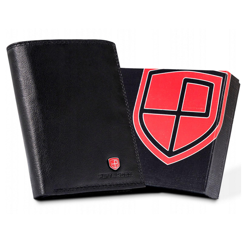 Skórzany męski portfel Peterson MR-03-CN