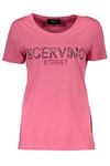 T-SHIRT Z KRÓTKIM RĘKAWEM SCERVINO STREET RÓŻOWY