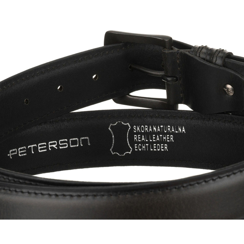 Meski zestaw prezentowy skóra naturalna Peterson PTN SET N992L-32-125-BW