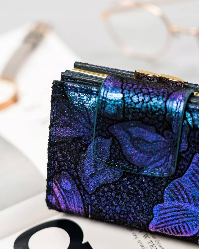 Skórzany damski portfel Peterson PTN 42329-ONBF