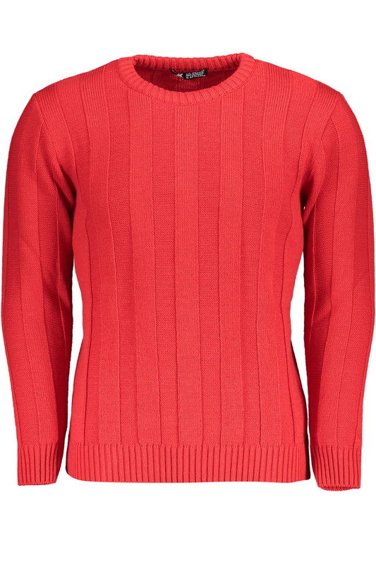 CZERWONY SWETER MĘSKI US GRAND POLO