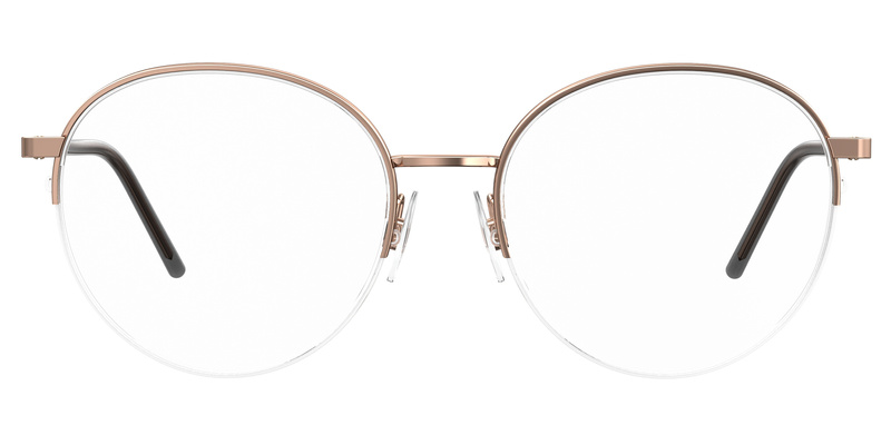 Okulary LOVE MOSCHINO MOL569-DDB. Okulary, Kolor złoty. Kobieta.