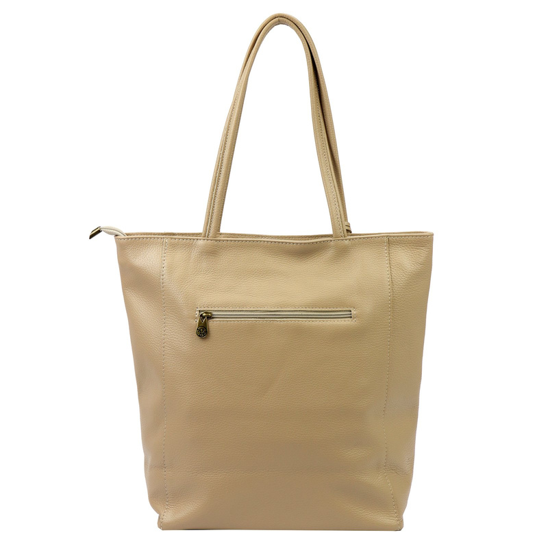 Gregorio damska shopperbag duża torebka na ramię skóra naturalna