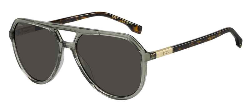 Okulary HUGO BOSS BLACK BOSS1831S1ED. Okulary przeciwsłoneczne, Kolor zielony. Mężczyzna.