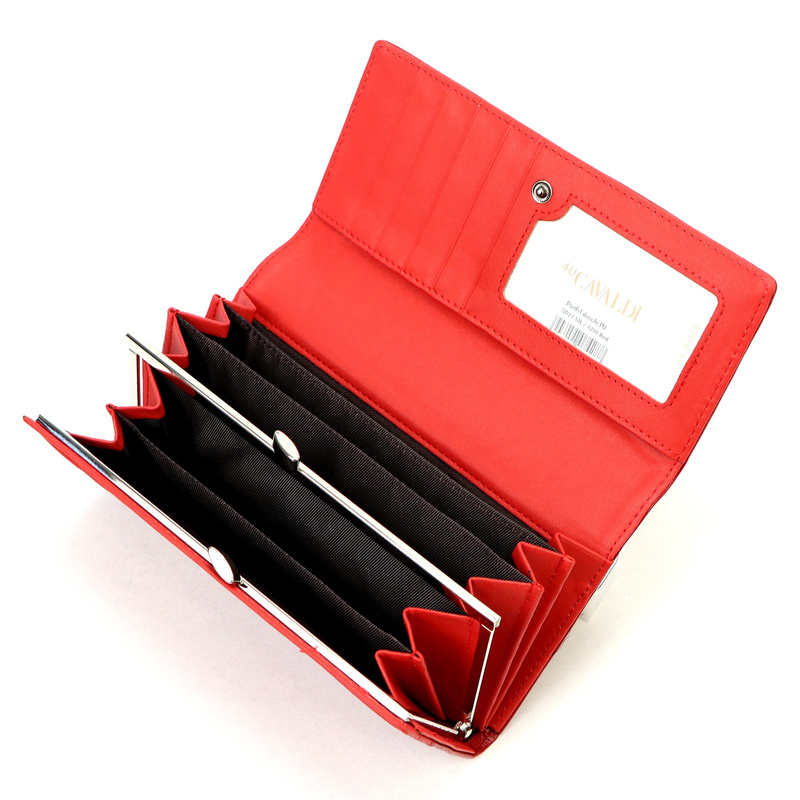 Damski portfel ze skóry ekologicznej Cavaldi GD24-ML