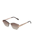 Damskie okulary przeciwsłoneczne Just Cavalli SJC202 08FC – miedziano-złote