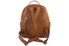 Elegancki plecak skórzany - Brązowy jasny