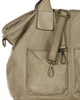 Torebka skórzana shopper bag - MARCO MAZZINI beż taupe