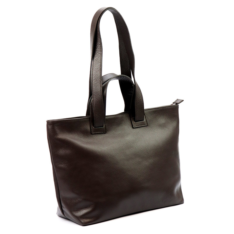 Damska shopperbag podwójny uchwyt torebka na ramię skórzana Luka