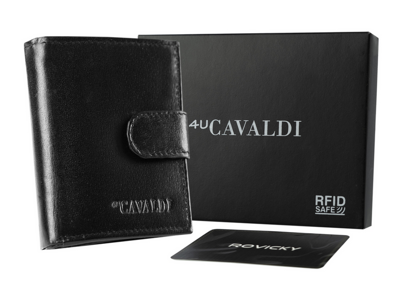 4U Cavaldi portfel męski rozbudowany skóra naturalna pionowy pojemny