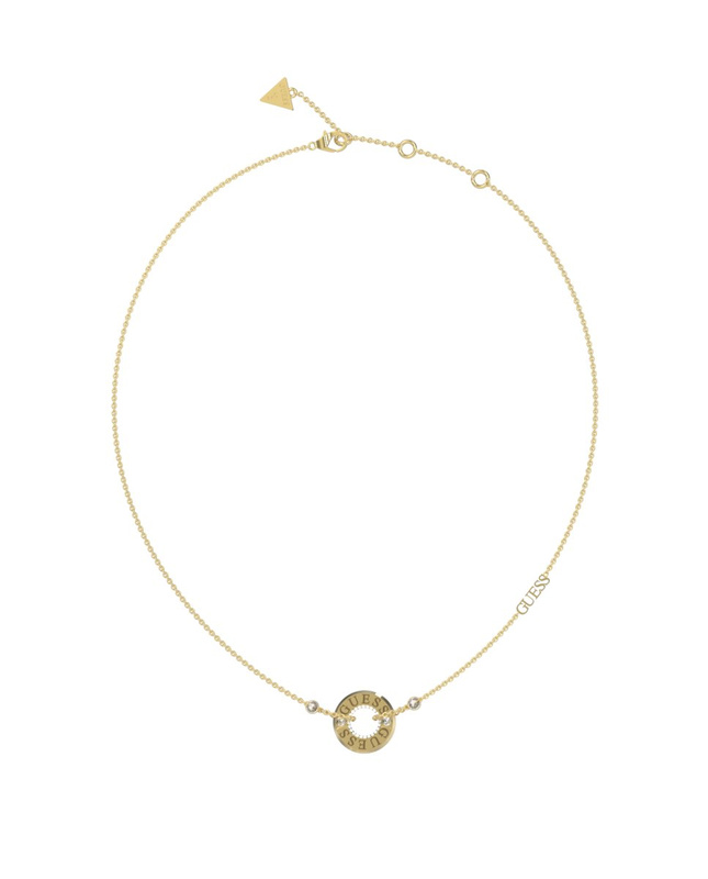 Biżuteria GUESS JUBN03110JWYG. Naszyjnik, Kolor złoty. Kobieta.