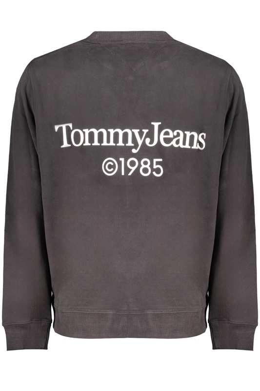 CZARNA BLUZA MĘSKA TOMMY HILFIGER BEZ ZAMKA
