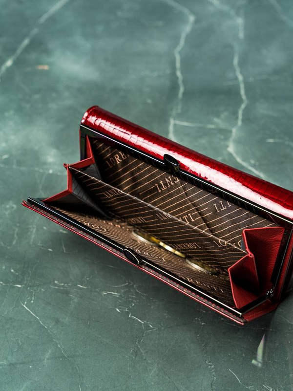 Skórzany damski portfel Lorenti 72031-RS RFID