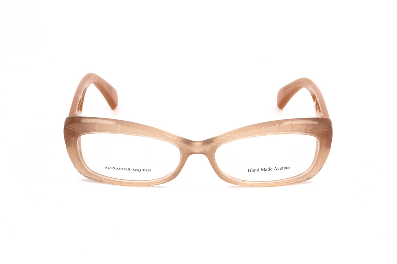 Okulary ALEXANDER MCQUEEN AMQ4203K6Z. Okulary, Kolor brązowy beżowy. Kobieta.