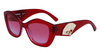 Okulary KARL LAGERFELD KL6127S521862. Okulary przeciwsłoneczne, Kolor czerwony. Kobieta.