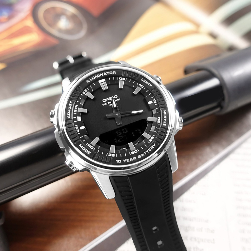 ZEGAREK MĘSKI CASIO AMW-880-1A + BOX