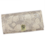 Gregorio duży damski portfel klasyczny podłużny portmonetka kwiatowy wzór