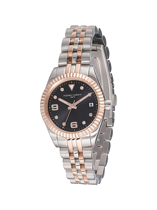 Zegarek PIERRE CARDIN CF.1012.MU.1. Kwarcowy, Kolor czarny. Kobieta.
