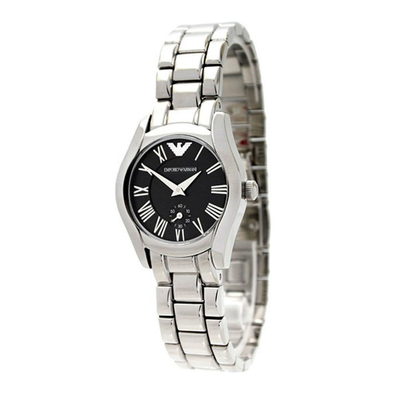 Zegarek ARMANI AR0695. Kwarcowy, Kolor czarny. Kobieta.
